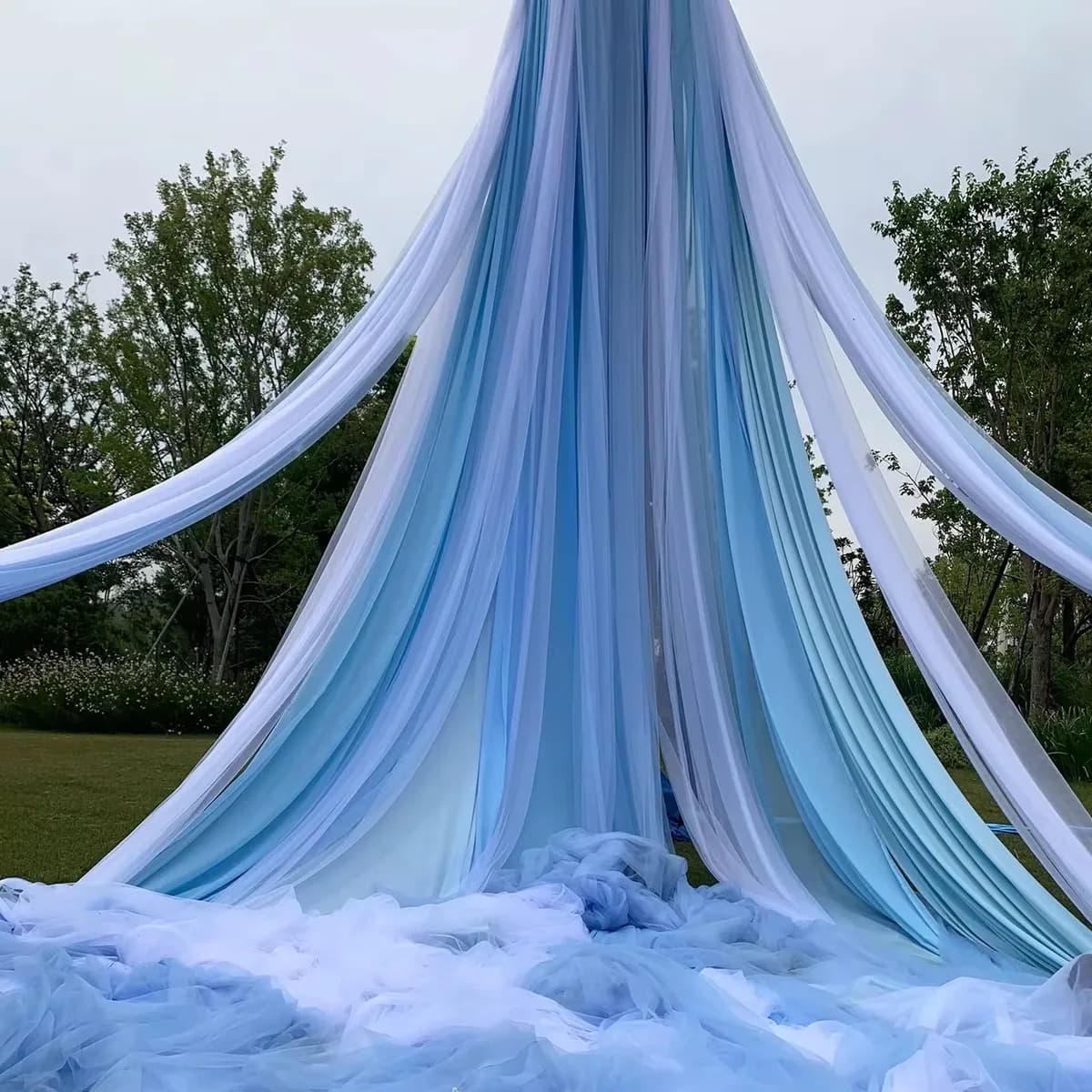 Tissu tulle décoratif pour box cadeaux — photo 2