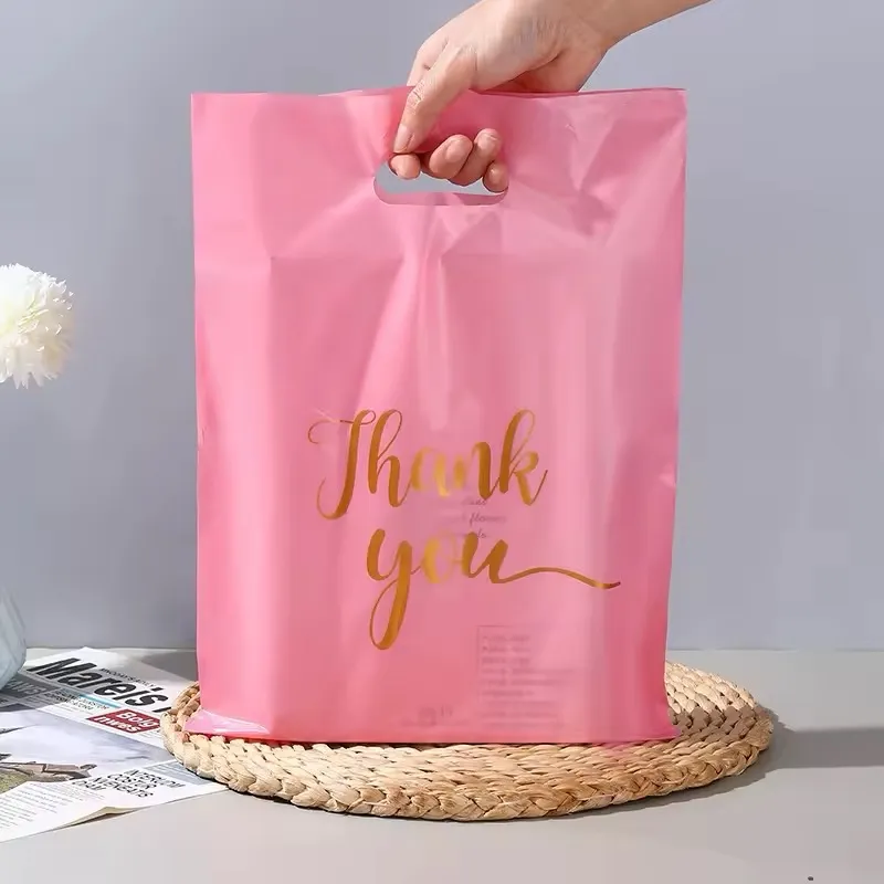 Sac cadeau en plastique « Thank You » 20 × 30 cm — photo 3