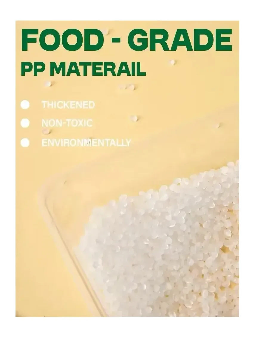 Barquette alimentaire en plastique avec couvercle transparent — photo 3