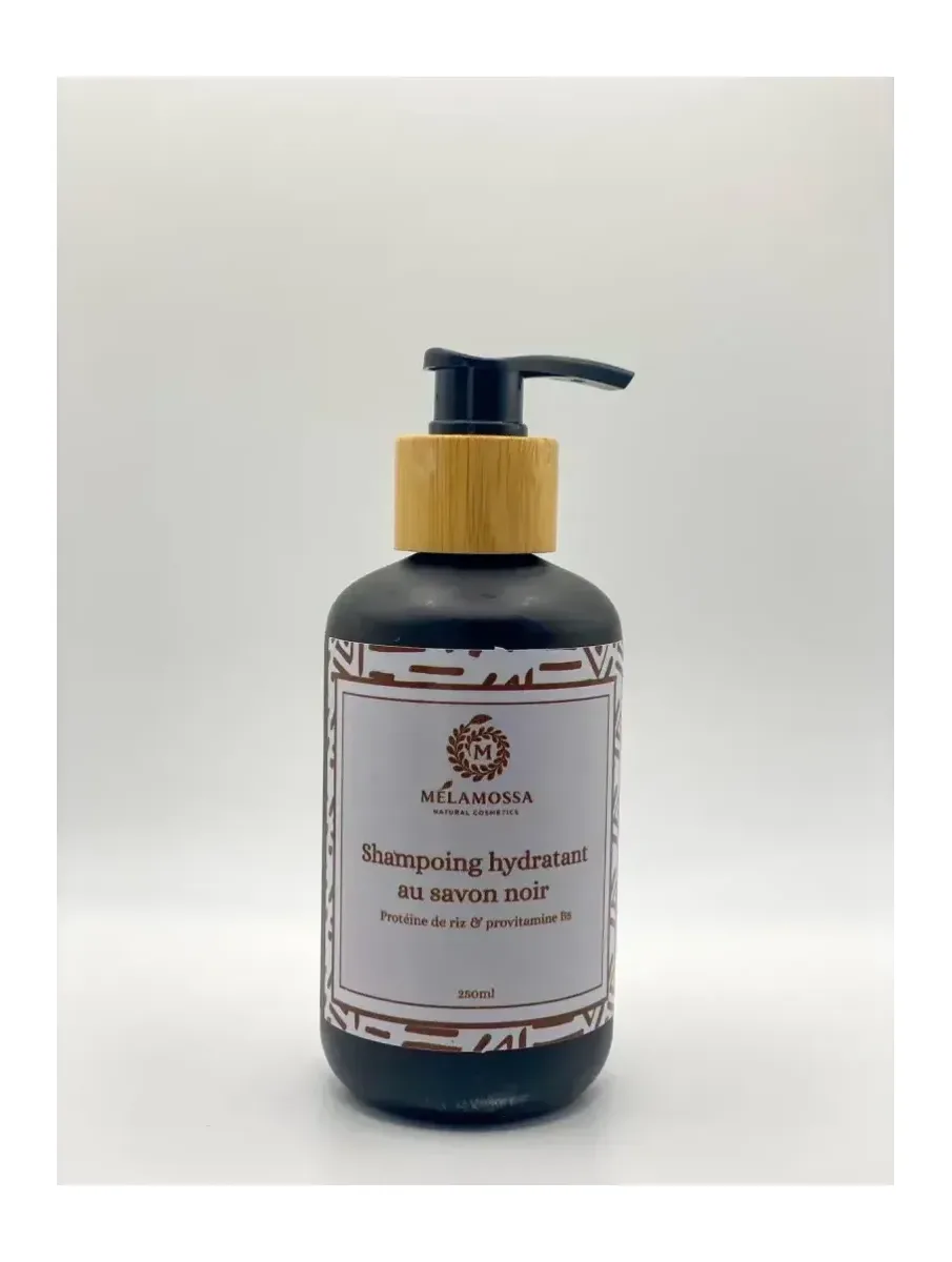 Shampoing hydratant au savon noir