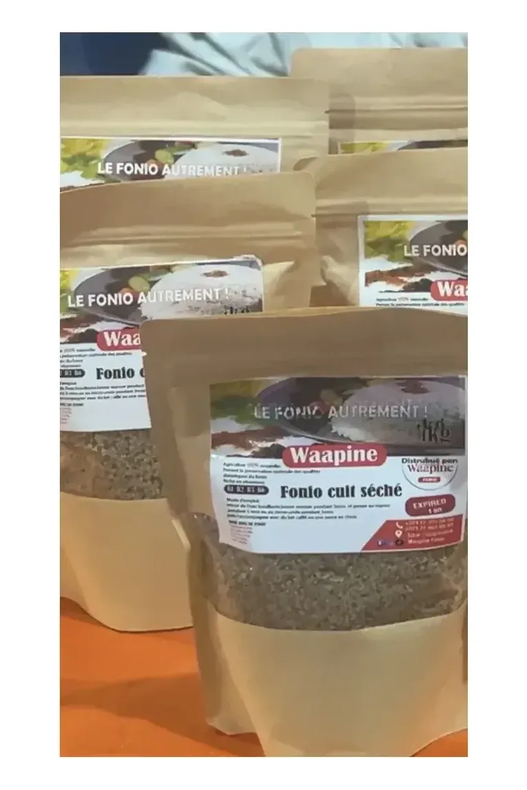 Waapine Fonio Cuit Seché