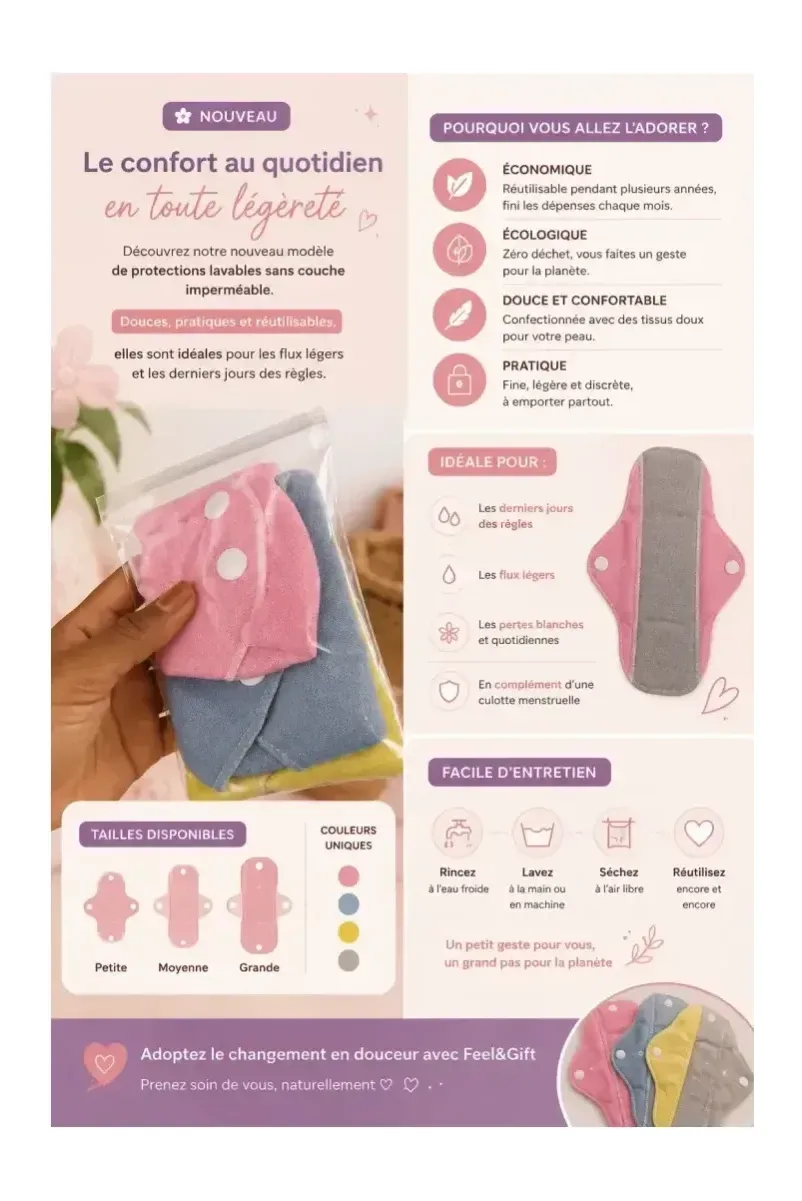 Protège slip lavable — photo 3