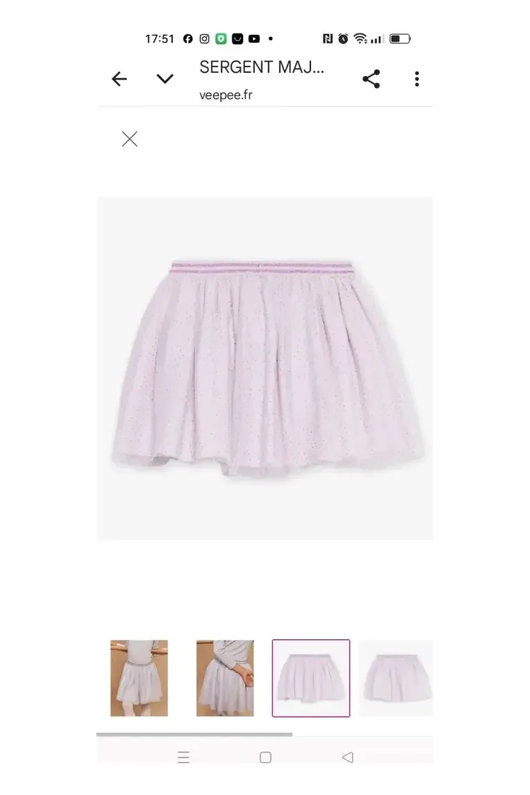 Jupe tulle a pailletes — photo 2