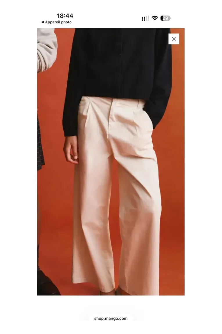 Pantalon bas large