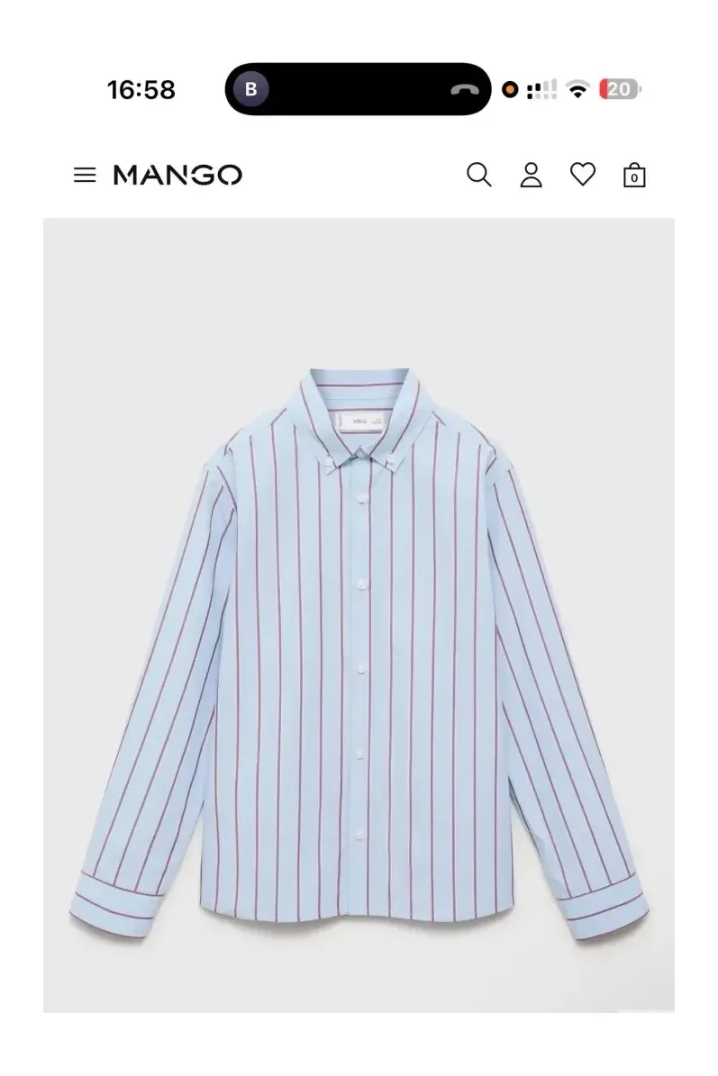 Chemise a rayure — photo 3