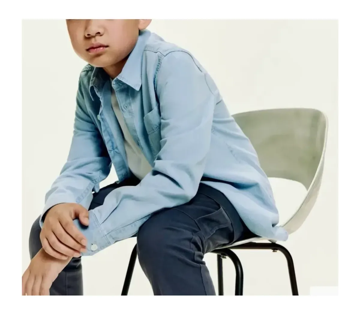 Chemise en jean clair — photo 2