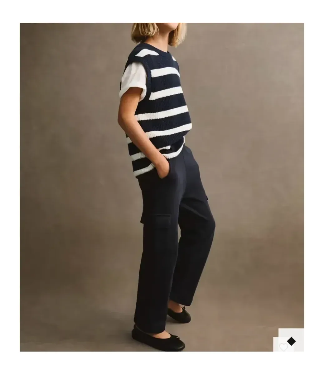 Pantalon jogging bas large — photo 2