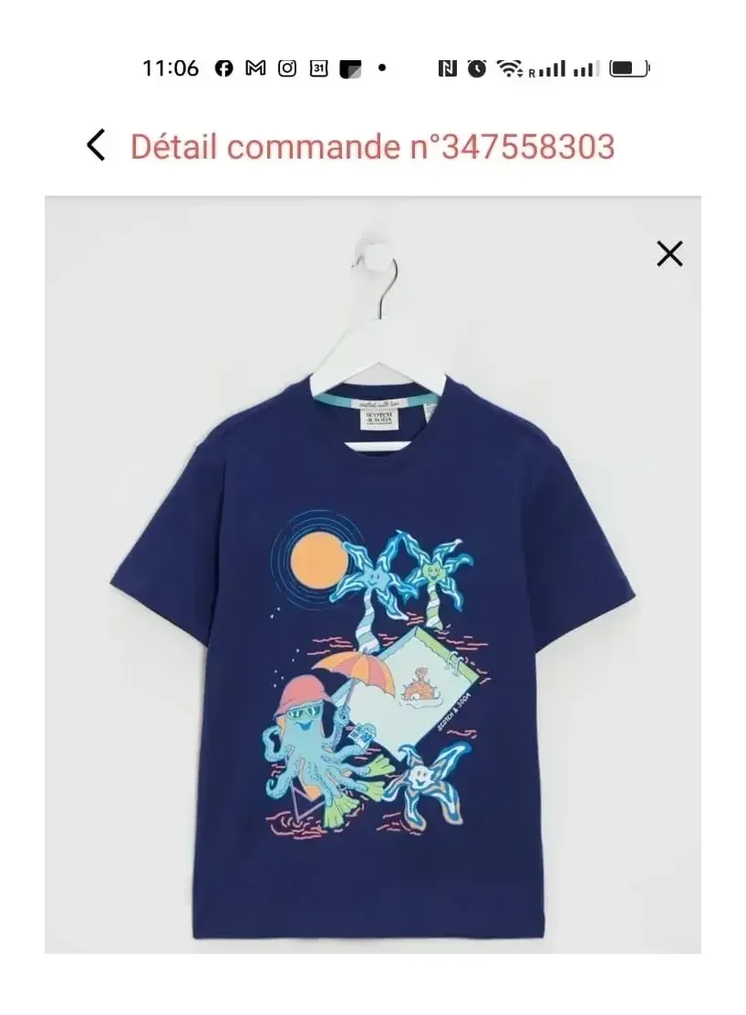 Tshirt bleue
