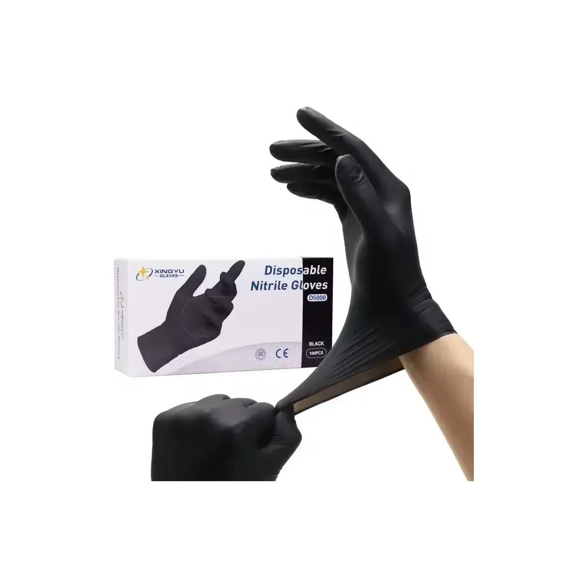 Gant jetable en nitrile sans poudre