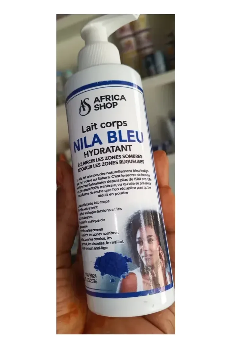 Lait de corps nilla bleu