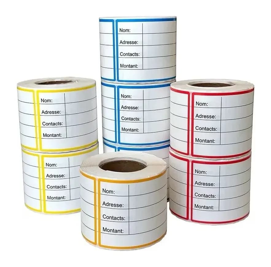 Étiquettes autocollantes