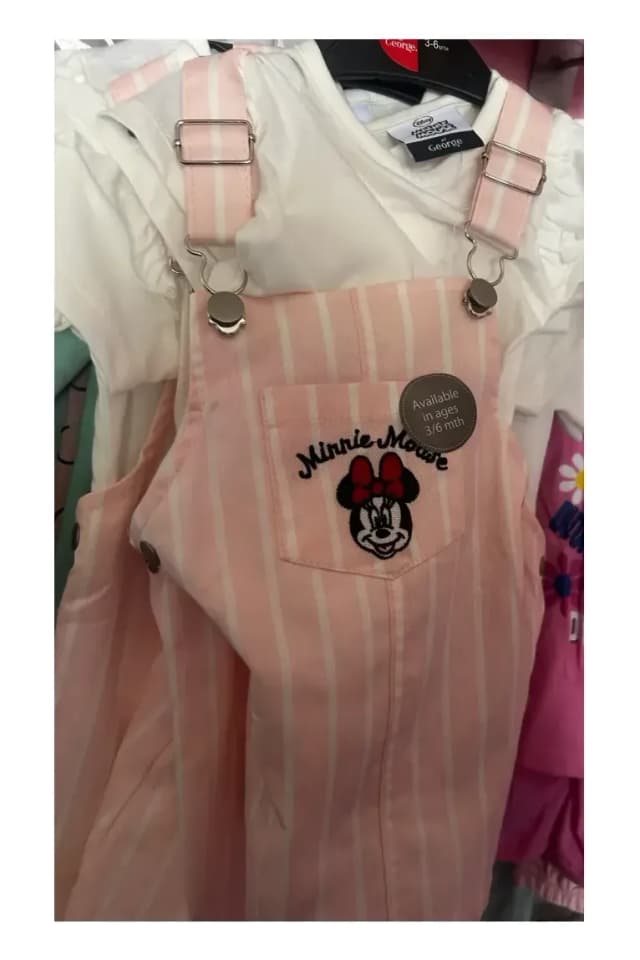 Robe bretelle minnie mouse