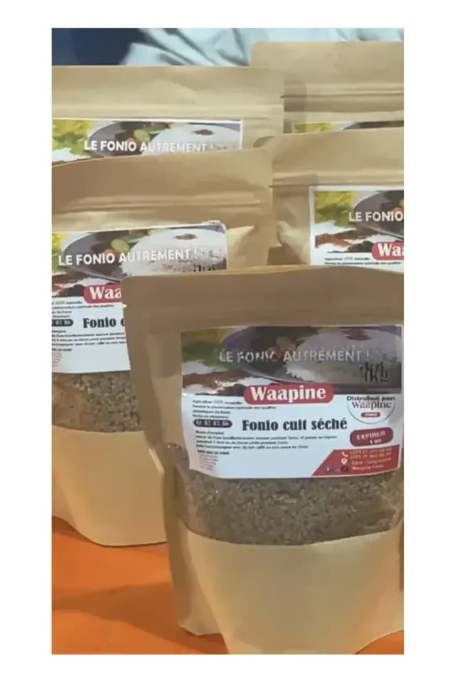 Waapine Fonio Cuit Seché