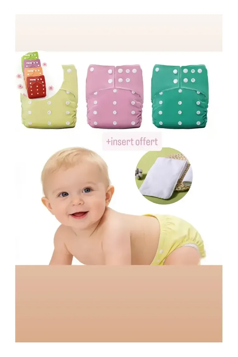 Couche bébé lavable