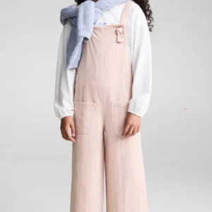 salopette rose pale