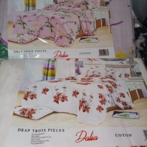 draps 3 pièces