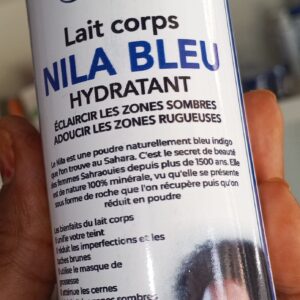 lait de corps nilla bleu